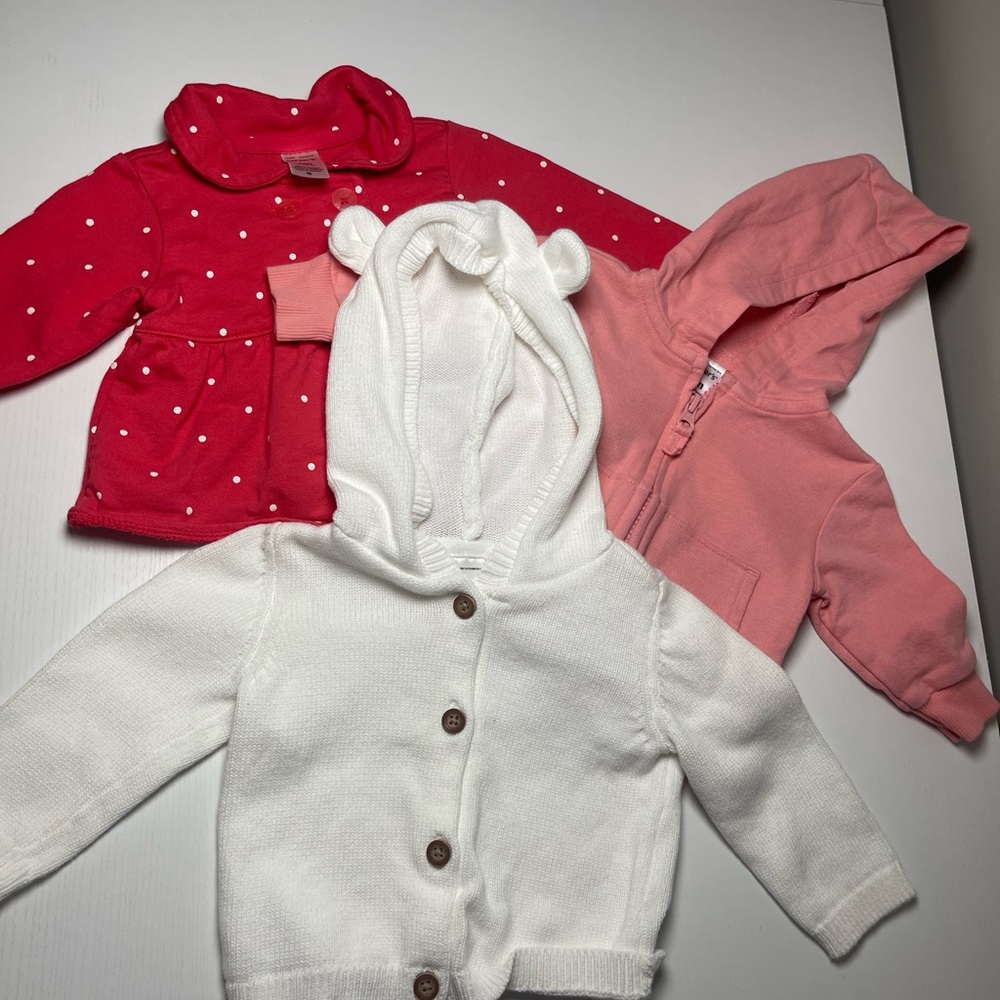 Carter's 3M Sweater/Jacket Bundle